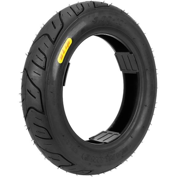 14 Inch Tubeless Rubber Tire 14x3.2 3.00-10 Vacuum Tyre for Electric Bicycle and Scooter, Black Replacement for E-Bike Wheel (black)