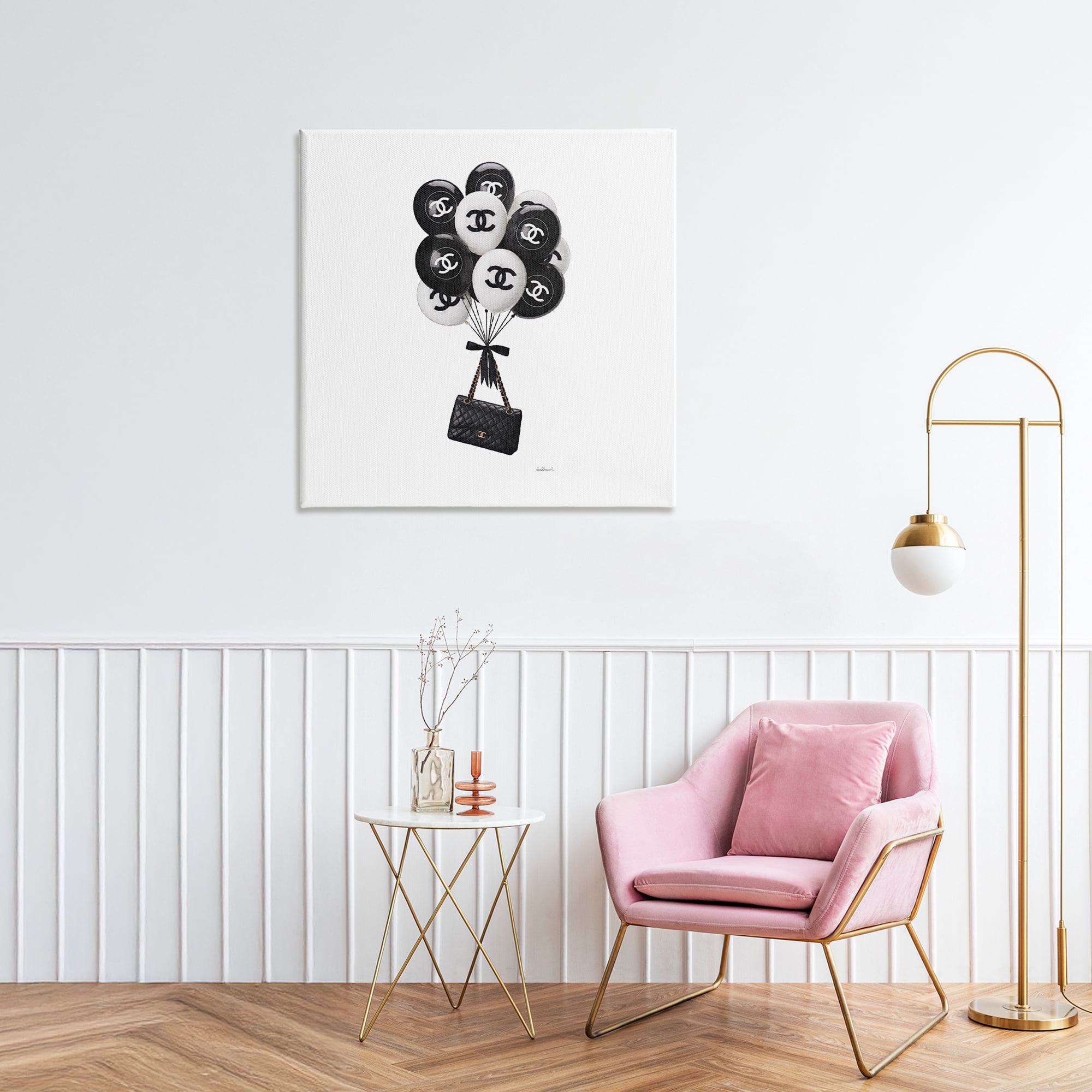 Stupell Industries Chic Balloons & Purse Canvas Wall Art, design by Amanda Greenwood