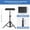 11"-22"+Small Plastic Tray, variant on Projector Stand Tripod, Laptop Tripod Stand Height Adjustable with Gooseneck Phone Holder, Laptop Floor Stand for Office, Home, Stage, Studio, DJ Racks Holder Mount