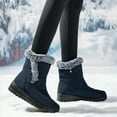 thumbnail image 6 of Northblanc Snow Boots for Women Winter Warm Fur Lined Mid Calf Boots - Outdoor Womens Booties With Zipper, 6 of 8