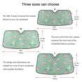 thumbnail image 5 of Truck and Pink Cloud Car Windshield Sun Shade Foldable Car Front Window Visor Heat and UV Protection 57x31.5, 5 of 8