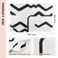 thumbnail image 4 of Abstract Black and White Pattern Reversible Placemat Set of 4 Non Slip Coffee Mats 18x12 Inch for Dining, Kitchen, Coffee, 4 of 9