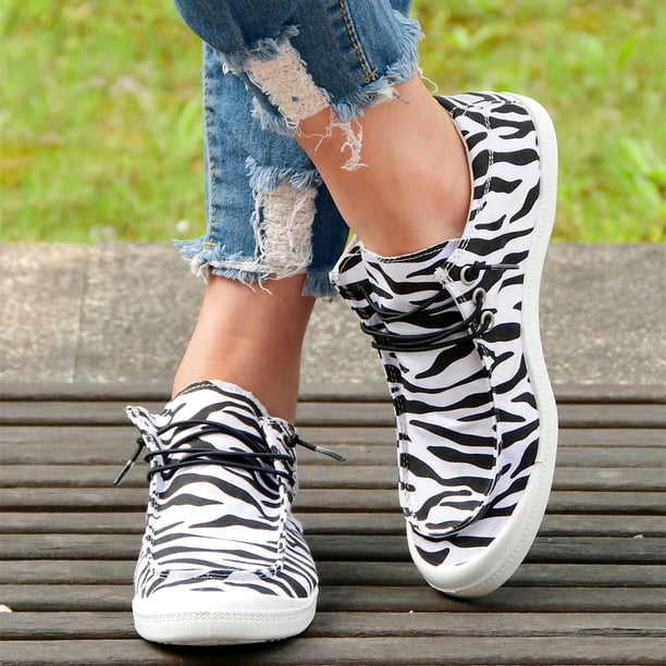 Zapatos sin cordones para mujer, clásicos, cómodos, a la moda, cómodos para caminar, zapatillas, zapatos sin cordones Wmkox8yii FOPL3074
