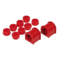 Prothane 87-96 Jeep YJ Front Sway Bar Bushings - 1 1/8in - Red Fits select: 1989-1995 JEEP WRANGLER / YJ, 1987-1988 JEEP WRANGLER