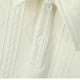 thumbnail image 5 of Blusa y camisa de manga corta con cuello vuelto para hombre, fina, holgada, ventilada, de color liso, con solapa y estampado de tela, blusa de manga corta para hombre, poliéster, 5 of 8