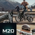 thumbnail image 5 of ENGWE Electric Bike M20 20" x 4.0 Fat Tire 1000W(Peak) Motor e-Bike with 48V 13Ah Battery 28Mph All Terrain Outdoor Adventure Dirt Bike - Black, 5 of 6