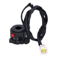 thumbnail image 4 of Motorcycle Handlebar Switch, ABS Plastic 7/8in Motorcycle Handlebar Switch  For Headlights For Low Beams For Horn Buttons For High Beams, 4 of 8