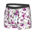 thumbnail image 2 of Naloa Violets Flowers Print Mens Underwear - Boxers for Men, Classic Briefs for Men, 2 of 9
