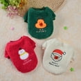 thumbnail image 3 of PENGXIANG 1 Set Dog Christmas Sweatshirt Not Easily Deformed Christmas Pattern Two Legs Soft  Neck Warm Thick Dog Christmas Sweater with Scarf Photograph, 3 of 10