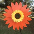 thumbnail image 3 of 36 cm diy girasol molino de viento viento rotator ni?o parque infantil al aire libre naranja Sunnimix Juguete del molino de viento con girasol, 3 of 8