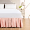 thumbnail image 2 of Home Soft Things Classic Dust Ruffle Bed Skirt, Light Pink, King (78" x 80" + 14"), 2 of 6