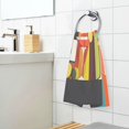 thumbnail image 3 of Yayeee 2 Pack Hand Towels for Bathroom 100% Cotton 16" x 28" Soft Absorbent Kitchen Towel, Colorful Cocktails, 3 of 7