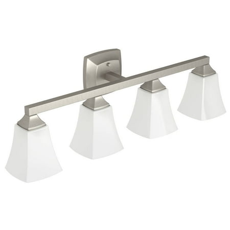 

Moen Voss Brushed Nickel Four Globe Bath Light