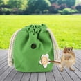 thumbnail image 3 of Bolsa de transporte saliente suave de franela portátil para mascotas pequeñas, para hámster, ardilla planeadora del azúcar, 3 of 5