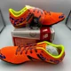thumbnail image 2 of New Balance Mmd500 Men's US 10.5 D Cleats Orange Blue Lace Up Spike Track Shoes, 2 of 6