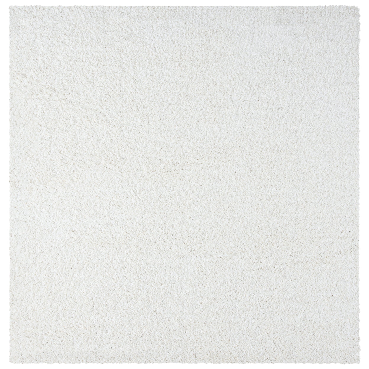 SAFAVIEH Primo Mason Solid Plush Shag Area Rug, Ivory, 4' x 6'