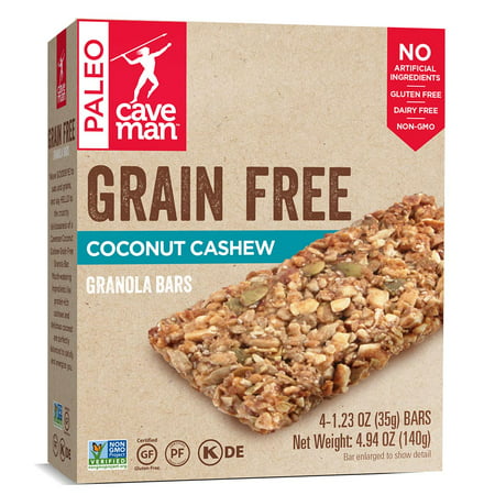 Grain-Free Coconut Cashew Granola Bars 4 (1.23 oz.) bars