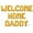 Gold, variant on Letter Balloons - WELCOME HOME DADDY 16" Inch Alphabet Letters Foil Mylar Balloon Welcome Home Party Banner (Gold)