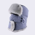 thumbnail image 2 of FAWUUDO Winter Hat for Men Women Trapper Hat with Ear Flaps, Windproof Trooper Hat for Cold Weather Hunting Skiing, 2 of 3