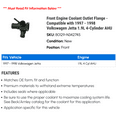 thumbnail image 2 of Front Engine Coolant Outlet Flange - Compatible with 1997 - 1998 Volkswagen Jetta 1.9L 4-Cylinder AHU, 2 of 2