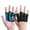 Blue, variant on Workout Gloves With Grip Silicone Dot Stretchy Spandex Fabric For Fitness Yoga