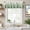 Green White, variant on Pink Christmas Tree Farmhouse Short Window Curtain Valances, Winter Watercolor Gold Snowflakes Rod Pocket Kitchen Valances for Living Room Bedroom Bathroom Cafe 42" x 12"