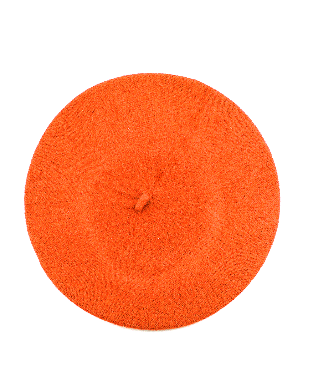 NYFASHION101 French Style Lightweight Casual Classic Solid Color Wool Beret, Orange - image 1 of 2