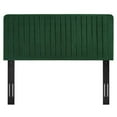 thumbnail image 4 of Pemberly Row Channel Tufted Performance Velvet Full/Queen Headboard in Emerald, 4 of 7