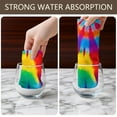 thumbnail image 4 of 6 Pcs Funny Kitchen Towels,Colorful Rainbow Tie Dye Spiral Pattern Microfiber Dish Towels,Kitchen Tea Towels,Kitchen Towel Set (18" X 26"), 4 of 7
