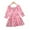 Rose Pink, variant on Esaierrr Baby Kids One-Line Neckline Princess Dress for Girls Crushed Flower Party Dress Long Sleeve Casual Dress Priming Dress Autumn for 2-6Y