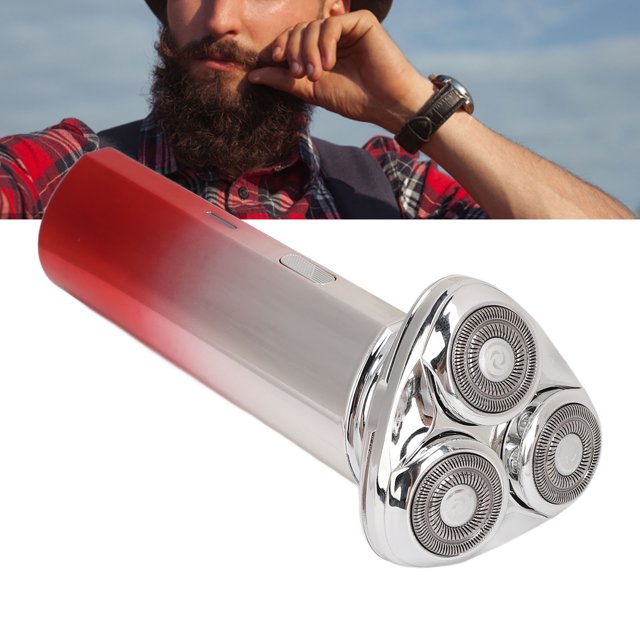 Hombres Beard Clipper, USB recargable Portátil Portátil Fácil de USAR Barba Eléctrica para el HOGAR PARA HOGAR