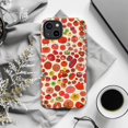 thumbnail image 6 of Cute Tomato Pattern Phone Case, Whimsical Red & Green Cartoon Veggie iPhone Cover for 16 15 14 13 12 11 Pro Max Mini Plus, 6 of 6