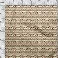 thumbnail image 2 of oneOone Tissu Popeline de Coton Rayurefeuilles & Imprimé Floral par Yard 56 Pouces de Large, 2 of 4