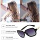 thumbnail image 2 of Ubiuo Retro Square Oversized Polarized Sunglasses For Women Driving Sunglasses 100% Uv Protection, 2 of 4