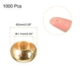 thumbnail image 2 of Uxcell 1000 Pcs Brass Crimp Tube Beads Jewelry Making Tube Crimp End Spacer Bead for DIY Champagne 0.08", 2 of 5