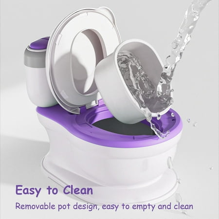 potty training chair For Toddlers Potty Seat PP and PU Comfortable Potty Training Toilet with Tissue Storage for Children