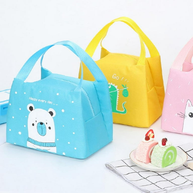 Kawaii Lunch Bag For Girls Boys, Foldable Water-resistant Lightweight Lunch  Box Bag, Kids Insulation Lunch Bag, Aluminum Foil Lunch Bag For Office  Worker - Temu