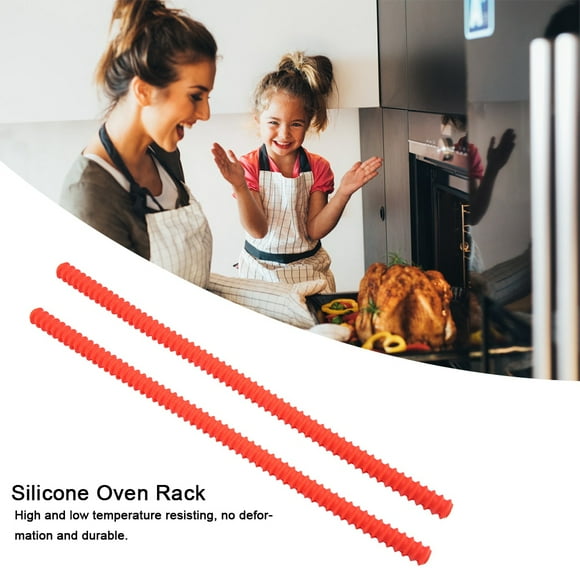 Silicone Oven Rack Guards,2pcs Heat Insulated Silicone Silicone Oven Rack Oven Shelf Guards Ultra Responsive
