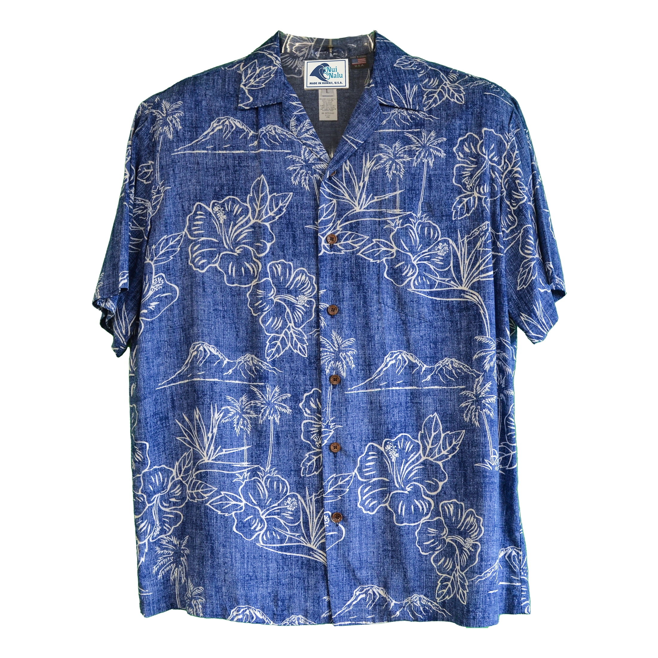 HI Men's Boarder Button-Up Shirt
