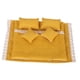 thumbnail image 2 of Juego de ropa de cama de simulación para casa de muñecas en miniatura de 1/12, sábana de tela, almohada y edredón. Amarillo, 2 of 9