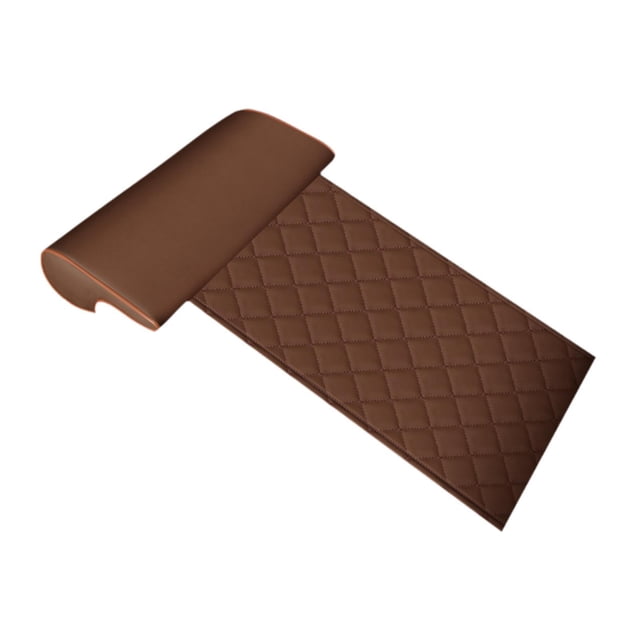 Almohadilla extensora para asiento de coche, almohadilla para asiento de coche, accesorios para automóviles, cojín de soporte para piernas Marrón