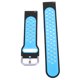 thumbnail image 4 of Correa de silicona suave de 20 mm con orificios de ventilación para Amazfit GTS 3 (negro y azul), 4 of 14