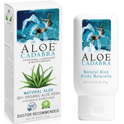 Aloe Cadabra Organic Personal Lubricant & Moisturizer Natural Aloe Unscented 2.5 oz