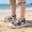 Grey, variant on Girls Sandals Casual Summer Cartoon Sharks Soft Sole Flat Bottom Non- Shoes Kids Fashion Breathable Hook And Loop Cute Beach Footwear,18-24 Months