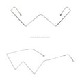 thumbnail image 1 of WIFKLSIIPG Irregular Shape Retro Glasses Eyewear Vintage Unisex Glasses Frame Accessory, 1 of 1