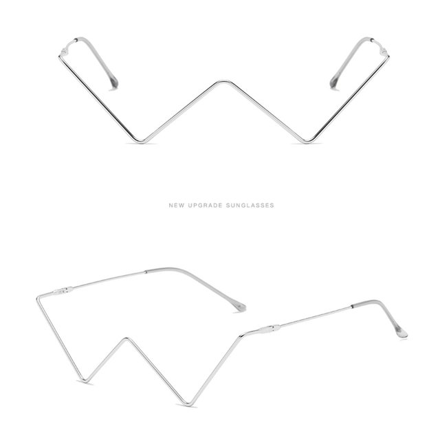 WIFKLSIIPG Irregular Shape Retro Glasses Eyewear Vintage Unisex Glasses Frame Accessory