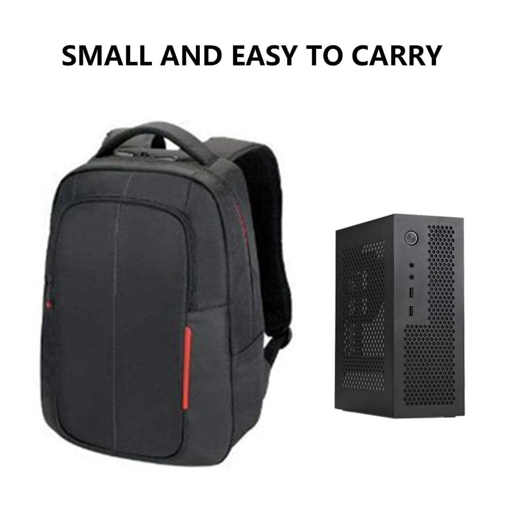 A09 3.8L ITX Chassis HTPC Portable Computer PC Support PCIe 2.5inch Solid States Drive Mini Computer Case