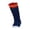 Dark Blue, variant on Girls Boys Thick Terry Bottom Long Soccer Socks For Kids 6-14 Years Sports Training Outdoor Wear