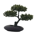thumbnail image 3 of Artificial Bonsai Tree Fake Desk Plant Indoor Simulation PP Material for Home Guest Greeting Windowsill, 3 of 9