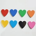 thumbnail image 4 of EeaseMX 12 pegatinas magnéticas de 30 x 2,2 mm con forma de corazón para nevera, juguetes para niños (rojo, azul, negro, amarillo, rosa y verde), 4 of 7